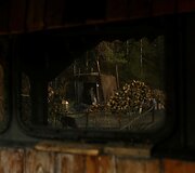 Ba&scaron;čadų kalnuose medžio anglies gamyboje dirbantys lenkai