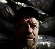 Ba&scaron;čadų kalnuose medžio anglies gamyboje dirbantys lenkai