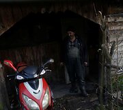 Ba&scaron;čadų kalnuose medžio anglies gamyboje dirbantys lenkai