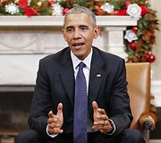 Obama pasveikino Nobelio premijos laureatus &bdquo;migrantus&ldquo;