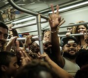 Linksmybėmis traukinyje Brazilijoje paminėtas sambos &scaron;okio 100 metų jubiliejus
