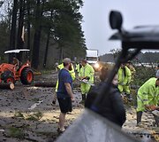 Pietinėse JAV siaučiančios audros nusine&scaron;ė mažiausiai penkias gyvybes