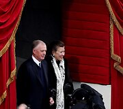 Žmonės renkasi į Donaldo Trumpo inauguraciją  Va&scaron;ingtone