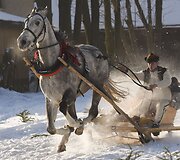 Tradicinės žirgų traukiamų vežimų lenktynės Zakopanėje