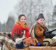 Tradicinės žirgų traukiamų vežimų lenktynės Zakopanėje