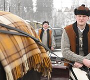 Tradicinės žirgų traukiamų vežimų lenktynės Zakopanėje