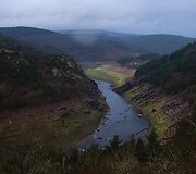Po sausros Ispanijoje i&scaron;niro užtvankos užlieto kaimo griuvėsiai