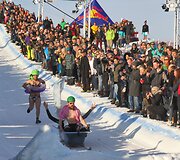 Vilniuje surengtas &bdquo;Red Bull Jump & Freeze&ldquo; renginys