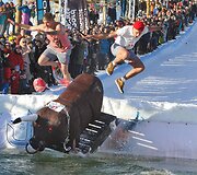 Vilniuje surengtas &bdquo;Red Bull Jump & Freeze&ldquo; renginys