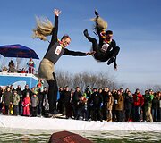 Vilniuje surengtas &bdquo;Red Bull Jump & Freeze&ldquo; renginys