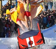 Vilniuje surengtas &bdquo;Red Bull Jump & Freeze&ldquo; renginys