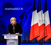 Marine Le Pen savaitgalį oficialiai pradėjo rinkimų kampaniją