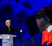 Marine Le Pen savaitgalį oficialiai pradėjo rinkimų kampaniją