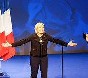 Marine Le Pen savaitgalį oficialiai pradėjo rinkimų kampaniją