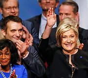 Marine Le Pen savaitgalį oficialiai pradėjo rinkimų kampaniją