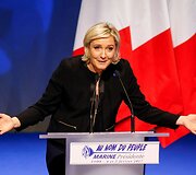 Marine Le Pen savaitgalį oficialiai pradėjo rinkimų kampaniją
