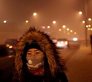 Ulan Batore &ndash; itin toksi&scaron;kas smogas, kurį kelia žiemą &scaron;ildymui deginamos anglys, mediena ir &scaron;iuk&scaron;lės