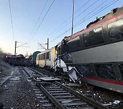 Liuksemburge antradienį susidūrė keleivinis ir krovininis traukiniai