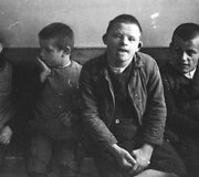 Proti&scaron;kai atsilikę vaikai psichiatrijos ligoninėje 1934 m. Ligoninėse jie būdavo sterilizuojami, o vėliau dauguma buvo nužudyti
