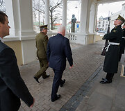 Kra&scaron;to apsaugos ministro ir Lietuvos kariuomenės vado susitikimas su Islandijos atstovu saugumo, gynybos ir kariniams reikalams