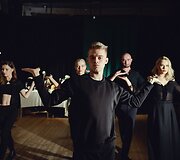Vilniaus mažojo teatro aktoriai rengiasi spektaklio &bdquo;Fantazijus&ldquo; premjerai