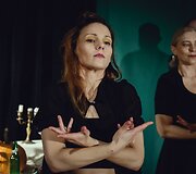 Vilniaus mažojo teatro aktoriai rengiasi spektaklio &bdquo;Fantazijus&ldquo; premjerai