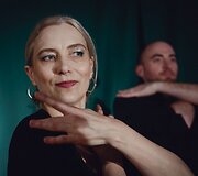 Vilniaus mažojo teatro aktoriai rengiasi spektaklio &bdquo;Fantazijus&ldquo; premjerai