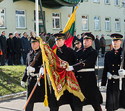 Generolo Jono Žemaičio Lietuvos karo akademijoje įvyko akademijos vir&scaron;ininko pasikeitimo ceremonija