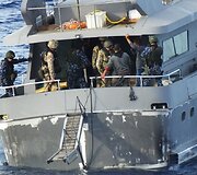 Lietuvos kariai, dalyvaujantys ES operacijoje &bdquo;Sophia&ldquo;, aptiko nelegaliai gabenamus ginklus