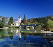 Bohinio ežeras Slovėnijoje