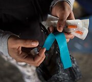 Filadelfijos Kensingtono rajone įsikūrusi heroiną vartojančių narkomanų stovykla