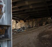 Filadelfijos Kensingtono rajone įsikūrusi heroiną vartojančių narkomanų stovykla