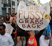 Briuselyje keli tūkstančiai žmonių protestavo prie&scaron; Trumpo vizitą