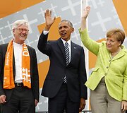 Merkel ir Obama surengė  vie&scaron;ą diskusiją Berlyne