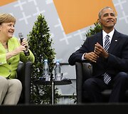 Merkel ir Obama surengė  vie&scaron;ą diskusiją Berlyne