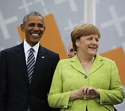 Merkel ir Obama surengė  vie&scaron;ą diskusiją Berlyne
