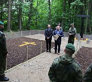 Vokiečių karių kapinaitėse &ndash; raginimai saugoti taiką