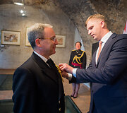 Naujosios Jungtinės Karalystės gynybos ata&scaron;ė Lietuvai majorės Jane Witt akreditacijos ceremonija