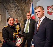 Naujosios Jungtinės Karalystės gynybos ata&scaron;ė Lietuvai majorės Jane Witt akreditacijos ceremonija