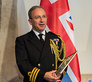 Naujosios Jungtinės Karalystės gynybos ata&scaron;ė Lietuvai majorės Jane Witt akreditacijos ceremonija