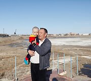 Pastačius Kokaralo užtvanką, dalyje Aralo jūros pakilo vandens lygis ir grįžo žuvys