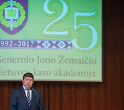 Generolo Jono Žemaičio Lietuvos karo akademija mini įkūrimo 25-metį