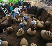 Stadiono statybvietėje Nikaragvoje rasti daugiau nei 1000 metų senumo artefaktai