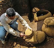 Stadiono statybvietėje Nikaragvoje rasti daugiau nei 1000 metų senumo artefaktai