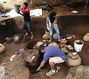 Stadiono statybvietėje Nikaragvoje rasti daugiau nei 1000 metų senumo artefaktai