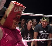 &bdquo;Hoodslam&ldquo; &ndash; beproti&scaron;kaiusias ir ne&scaron;vankiausias Oklando amerikieti&scaron;kų imtynių vakaras