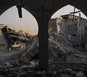 Sugriautas Mosulo miestas