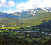 Upės Soča slėnis