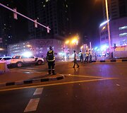 Gaisras viename auk&scaron;čiausių Dubajaus dangoraižių