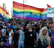 Jeruzalėje tūkstančiai žmonių dalyvavo homoseksualų parade